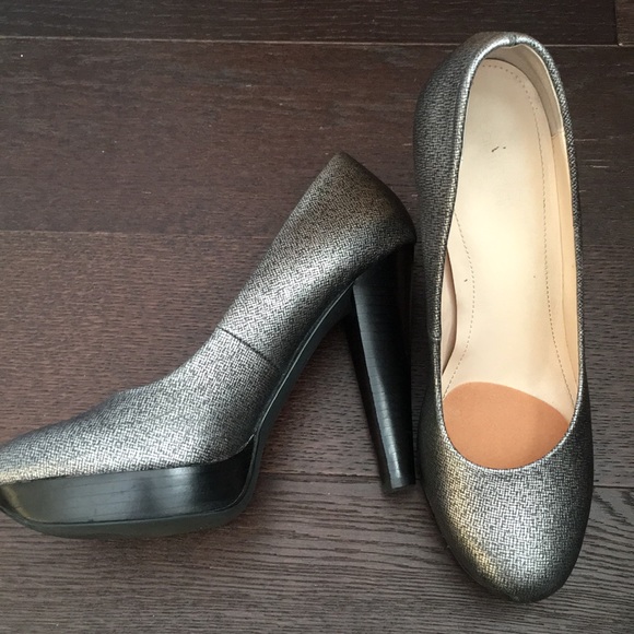 gunmetal grey heels